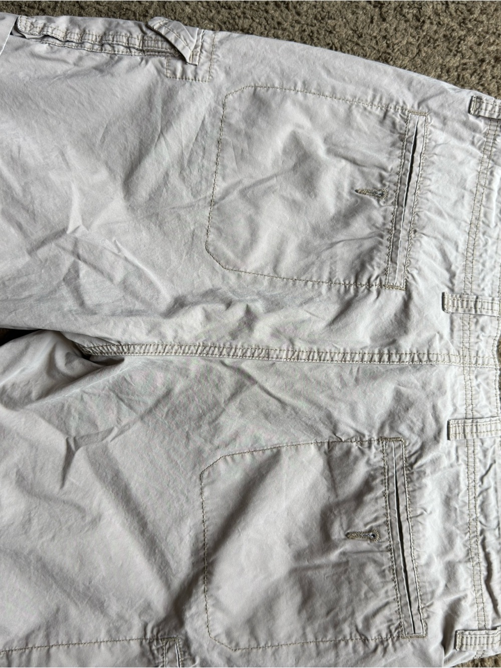 Nautica Khaki Beige Casual Cotton Shorts - Picture 5 of 5